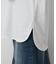 スマート裾ラウンド長袖Tシャツ