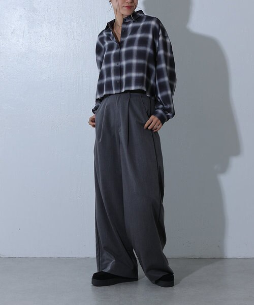 UNDERCOVERISM 09ss オンブレチェックウールショーツ size3 FLASH PACKER パンツ フラッシュパッカー XNP-UK オンブレ