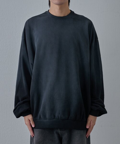 スプレー加工グラデーションスウェット|コロニートゥーワン スプレー加工グラデーションスウェット|コロニートゥーワン