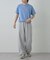 【動画あり/UNISEX/8色展開】ラウンドボディコットンTシャツ