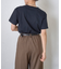 【動画あり/UNISEX/8色展開】ラウンドボディコットンTシャツ