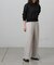 センターシームワイドストレートパンツ