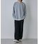 ジョーゼットフェイクレイヤード長袖T