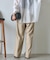 【着用動画あり】綿レーヨン2タックチノパンツ
