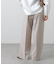テックリネンストレートパンツ