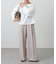 テックリネンストレートパンツ