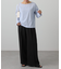 テックリネンストレートパンツ