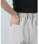 テックリネンストレートパンツ