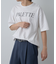 幾何学ロゴプリントTシャツ