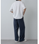 幾何学ロゴプリントTシャツ