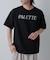 幾何学ロゴプリントTシャツ