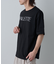幾何学ロゴプリントTシャツ