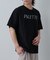 幾何学ロゴプリントTシャツ