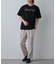 幾何学ロゴプリントTシャツ