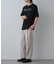 幾何学ロゴプリントTシャツ