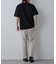 幾何学ロゴプリントTシャツ