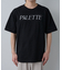 幾何学ロゴプリントTシャツ