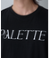 幾何学ロゴプリントTシャツ