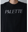 幾何学ロゴプリントTシャツ