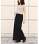 【さらもちニット】ビスコースリブクルー半袖ニット
