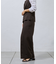 リネンライクタックワイドパンツ