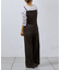 リネンライクタックワイドパンツ