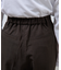 リネンライクタックワイドパンツ