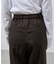 リネンライクタックワイドパンツ