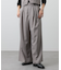 ストライプタックワイドパンツ