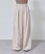 ストライプタックワイドパンツ
