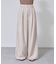 ストライプタックワイドパンツ