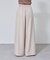 ストライプタックワイドパンツ