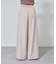 ストライプタックワイドパンツ