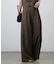 タックワイドパンツ
