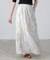 ノイズフローラルプリントスカート