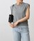 【WEB限定】ワッフルキーネックフレンチスリーブトップス