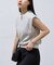 【WEB限定】ワッフルキーネックフレンチスリーブトップス