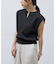 【WEB限定】ワッフルキーネックフレンチスリーブトップス