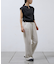 【WEB限定】ワッフルキーネックフレンチスリーブトップス