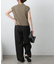 【リバイバル】ワイドリブフレンチスリーブTシャツ