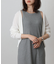 リネンライクカシュクールニット