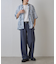 アブストラクト柄半袖シャツ