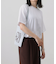 カットバルーン半袖トップス