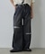 【UNISEX】ワイドストレートクラッシュデニム