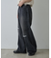 【UNISEX】ワイドストレートクラッシュデニム