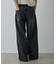 【UNISEX】ワイドストレートクラッシュデニム