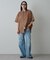 【UNISEX】ワイドストレートクラッシュデニム