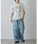【UNISEX】ワイドストレートクラッシュデニム