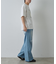 【UNISEX】ワイドストレートクラッシュデニム