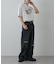 【UNISEX】ワイドストレートクラッシュデニム